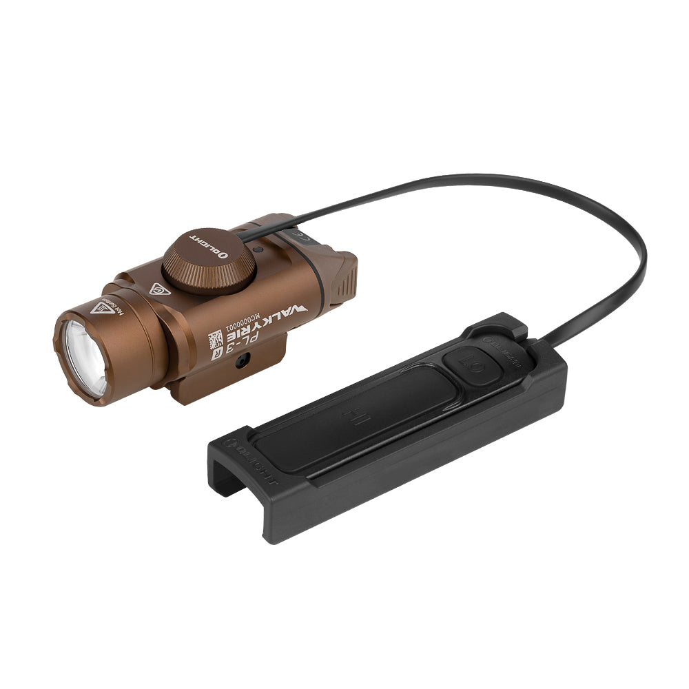 Odin PL-3R Valkyrie Rechargeable Rail Mounted Tactical Light - Tan