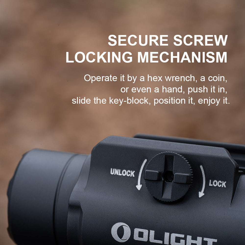 Odin PL-3R Valkyrie Rechargeable Rail Mounted Tactical Light - Tan