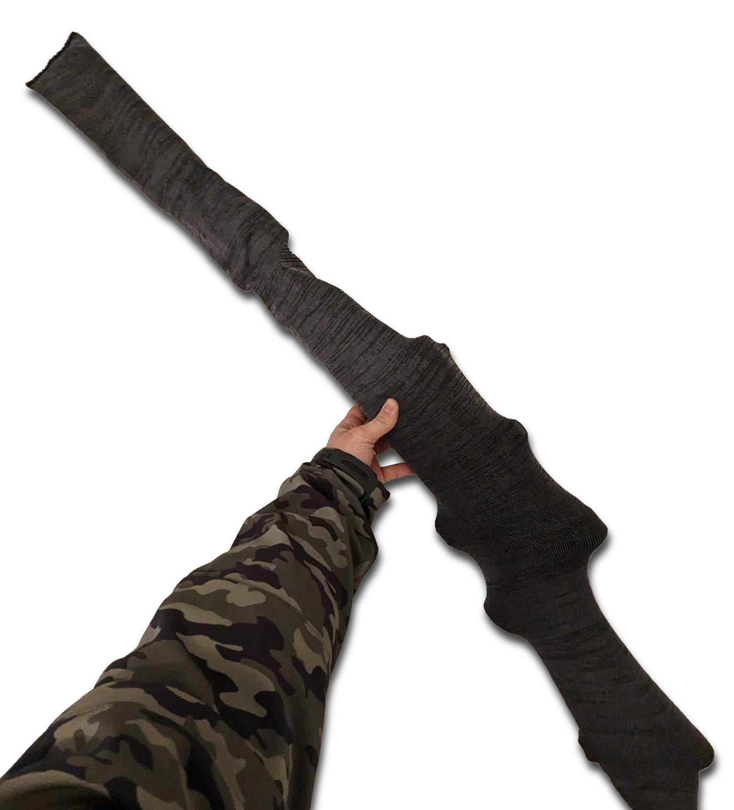 Rifle Gun Sock - Silicone Treated (Dark Grey)