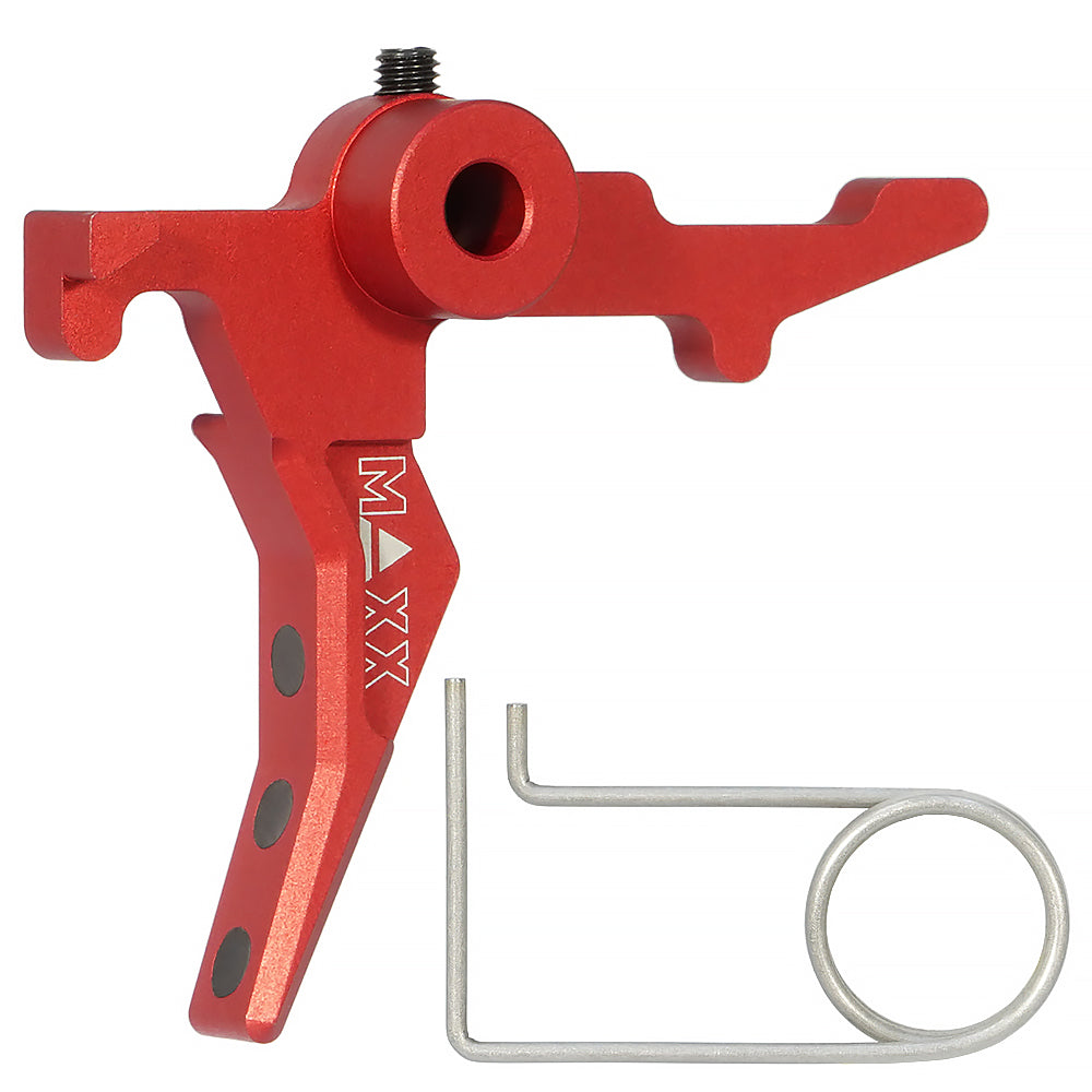 Maxx CNC Aluminium Advanced Trigger (Style B) (Red) for MTW
