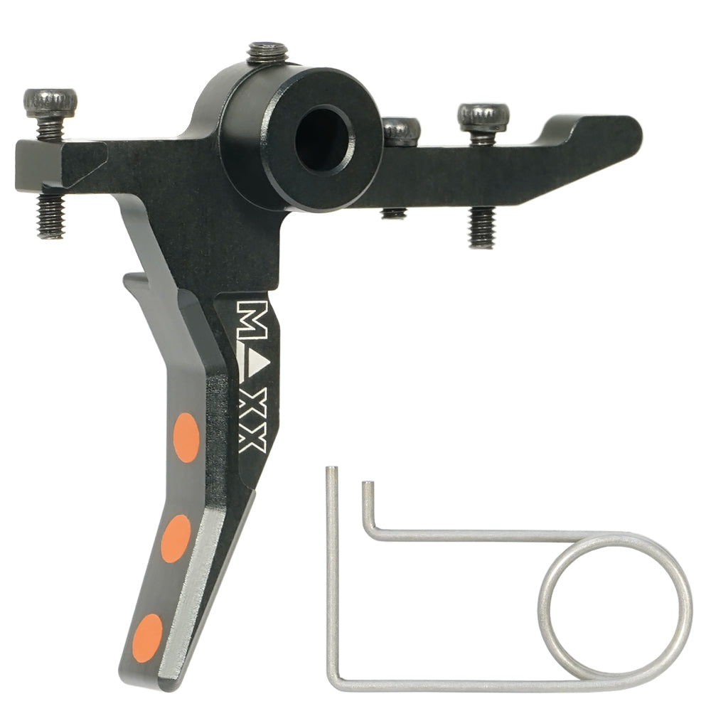 Maxx CNC Aluminium Advanced Speed Trigger (Style C) (Black) For MTW