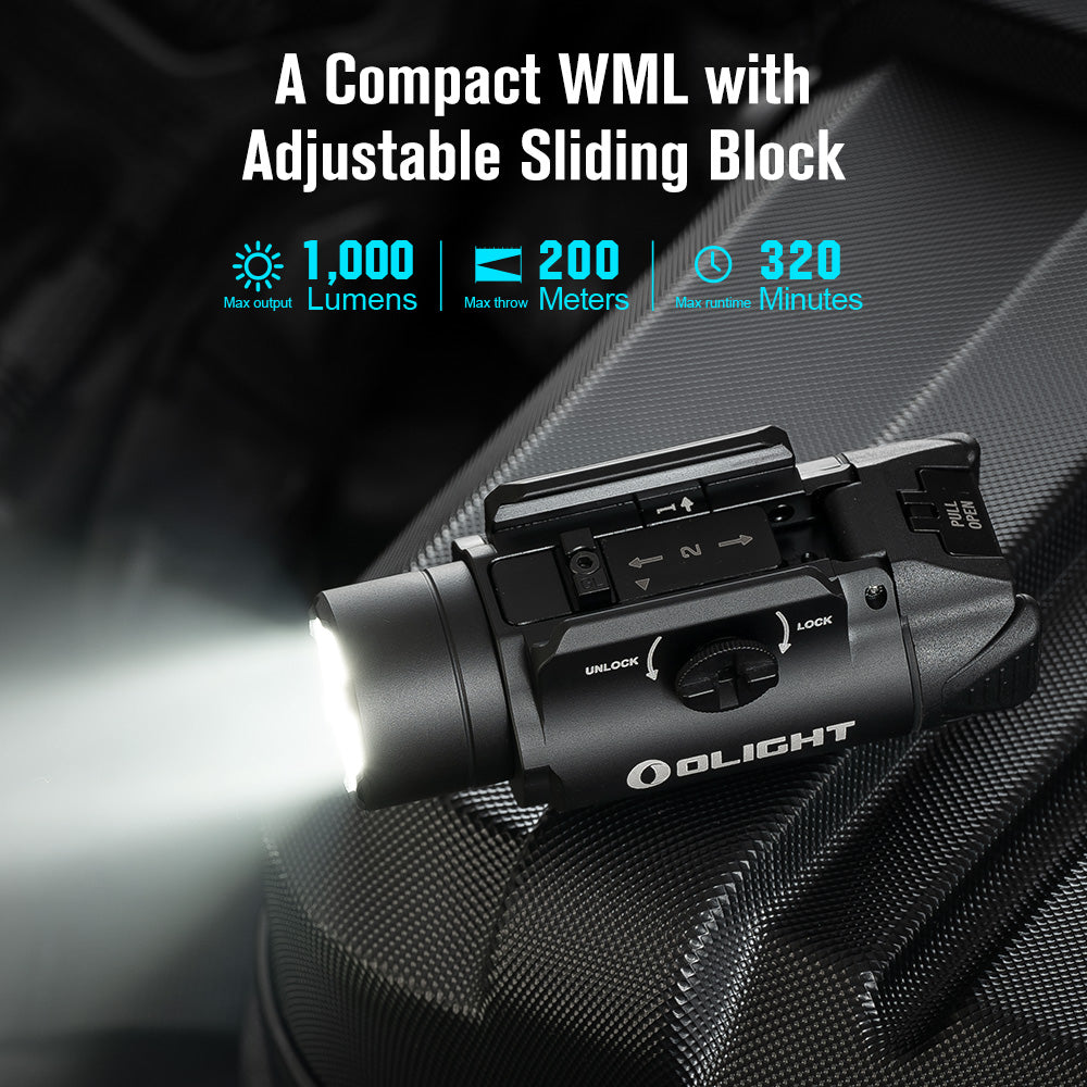 Odin PL-3S Valkyrie Rail Mount Light - Black