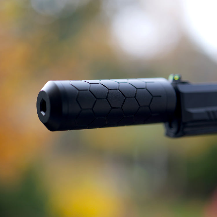 SniperMechanics HEXX Suppressor Short 14MM CCW - Black