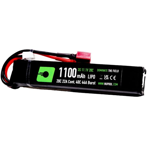 NUPROL Lipo Battery 1100mAh 11.1v Deans