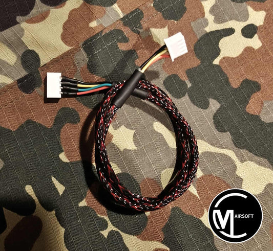 4 Pin / 3 Cell Balance Charger Extension Cable Male to Female  - 30cm