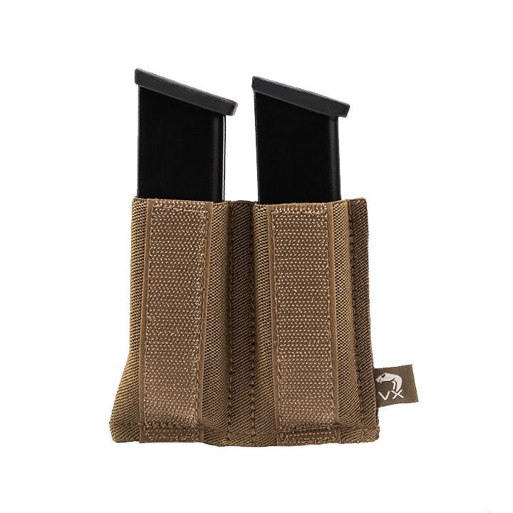 Viper VX Double Pistol Rifle Mag Sleeve - Dark Coyote