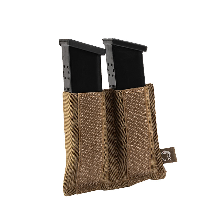 Viper VX Double Pistol Rifle Mag Sleeve - Dark Coyote