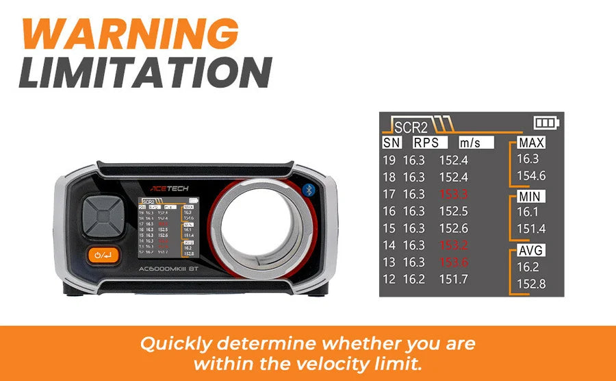 Acetech AC6000 MKIII BT (Bluetooth) Chronograph