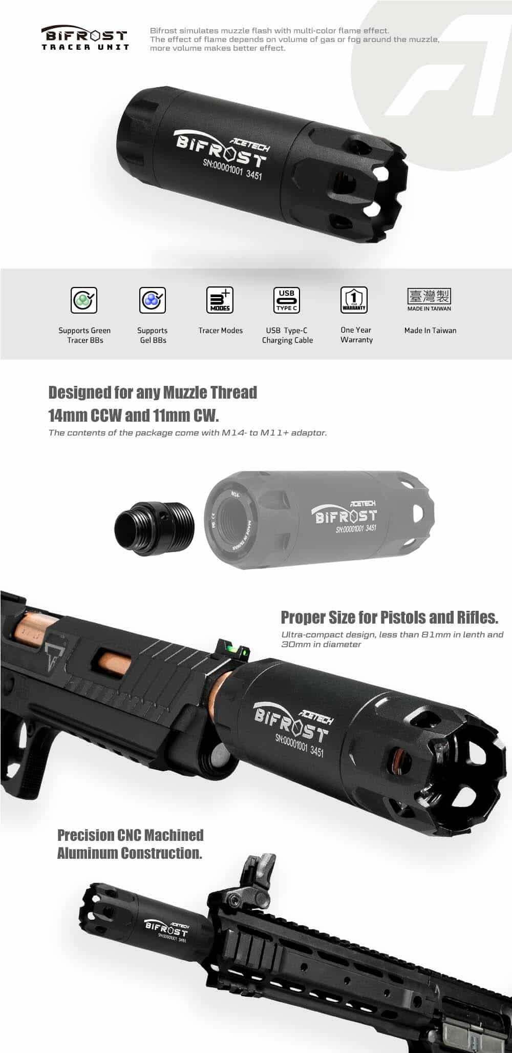 Acetech Bifrost Tracer Unit