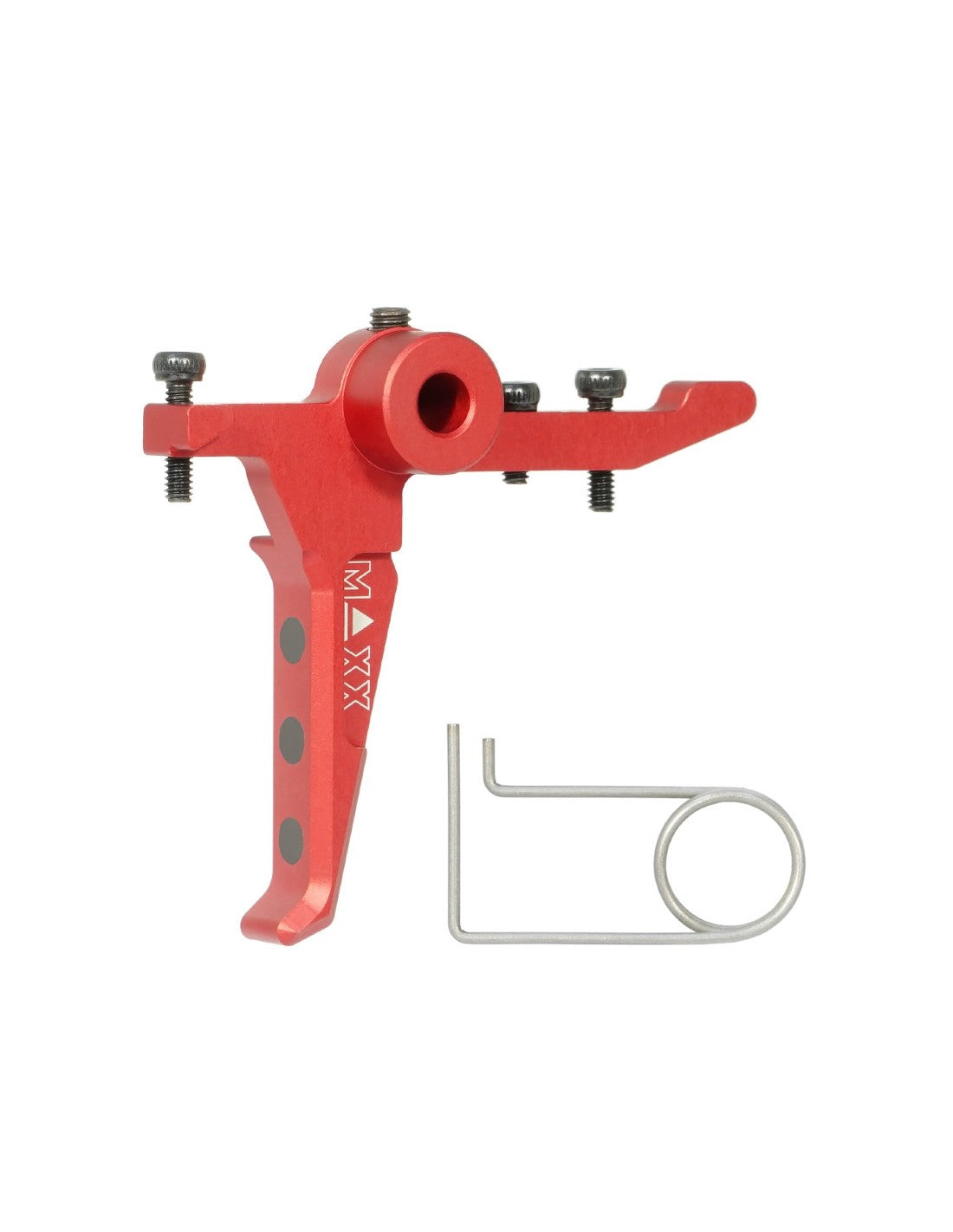 Maxx CNC Aluminium Advanced Speed Trigger (Style E) (Red) For MTW