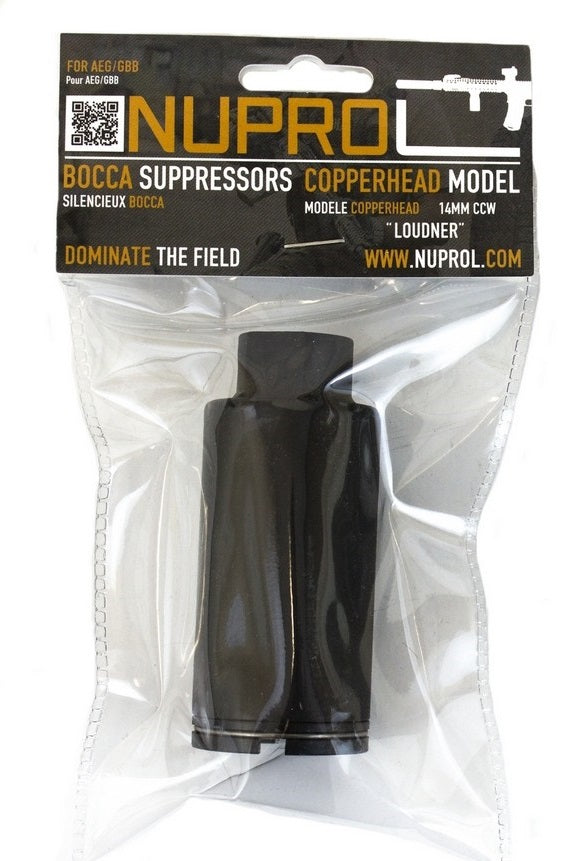 Nuprol Copperhead Flash Hider / Amplifier - Black