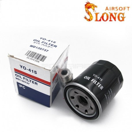 SLONG AIRSOFT "Medium" Silencer Oil Filter Style A - Gloss Black